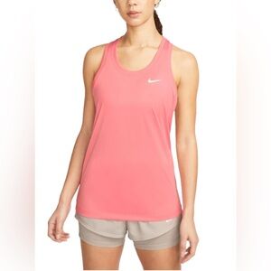 Nike Women's Pink DRI-FIT Tank Top. Size small